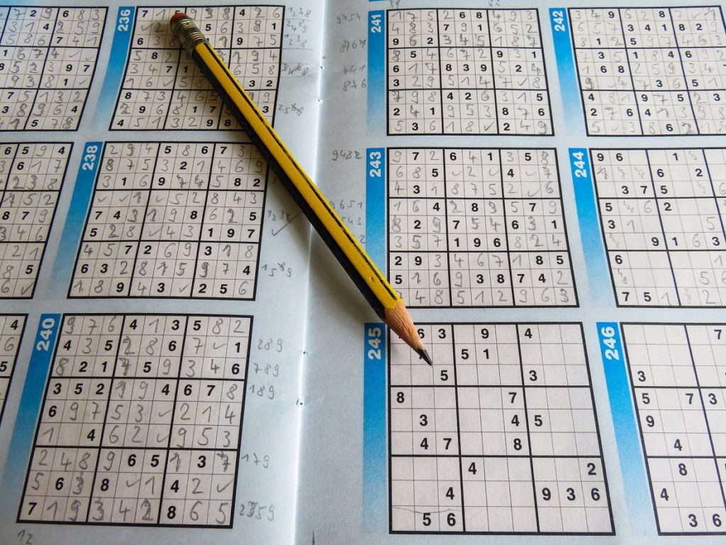 Sudoku and puzzles to help you stay mentally sharp
