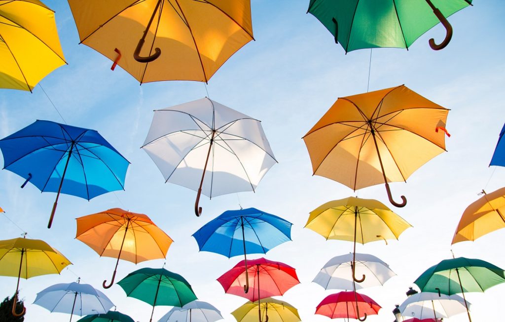Umbrella 's Floating in the Sky Put On By Apprise Wealth Management