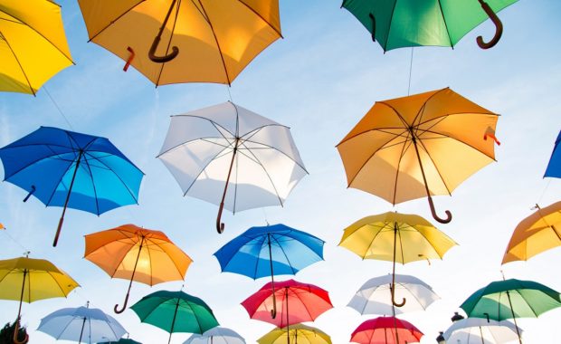 Umbrella 's Floating in the Sky Put On By Apprise Wealth Management