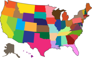 Map of The United States and Predicting The Market