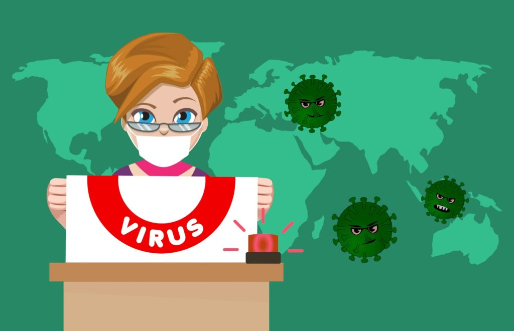 Example of Virus Spreading Across the World