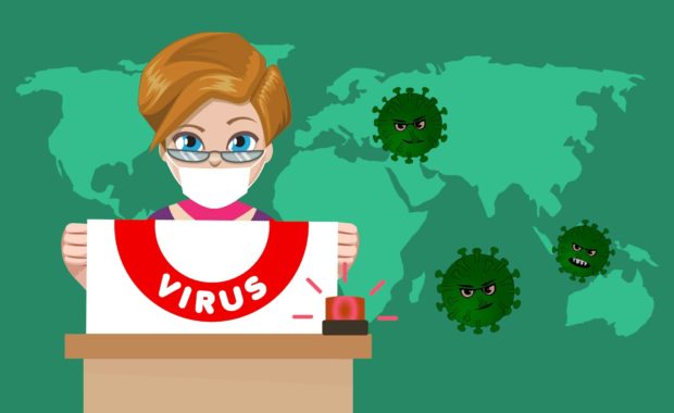 Example of Virus Spreading Across the World