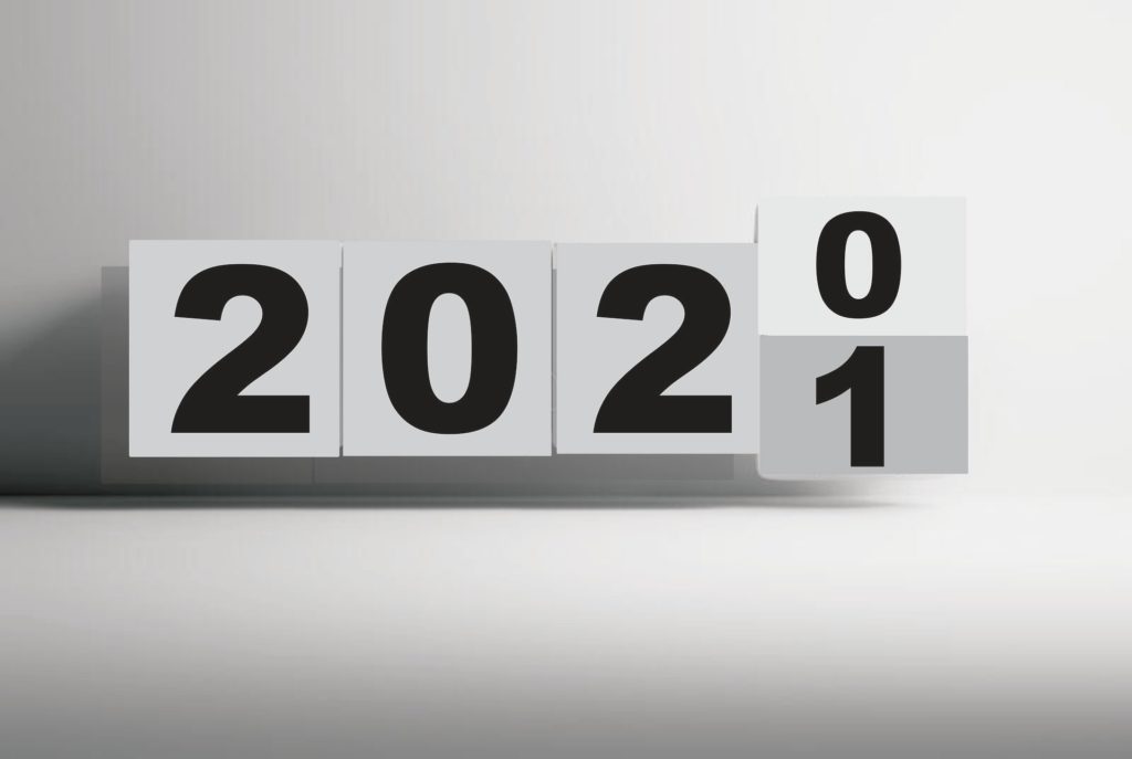 Number Cube Of 2020 Turning 2021 Put On By Apprise Wealth Management