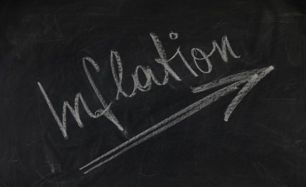 A Chalkboard with Word Inflation and How Inflation Affects Financial Planning
