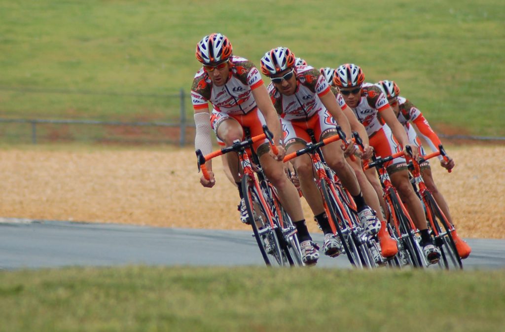 A Group of Cyclists