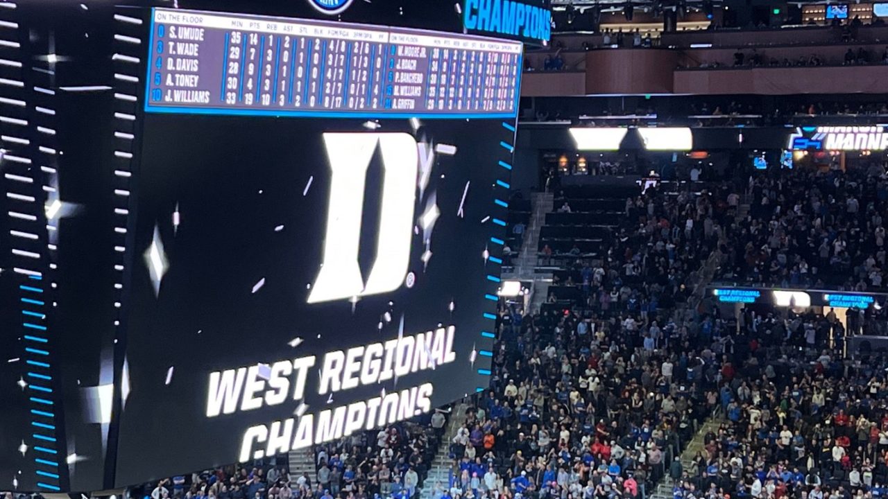West Regional Champion Duke Blue Devils