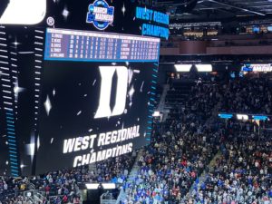 West Regional Champion Duke Blue Devils