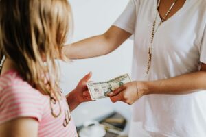 Teaching kids about money