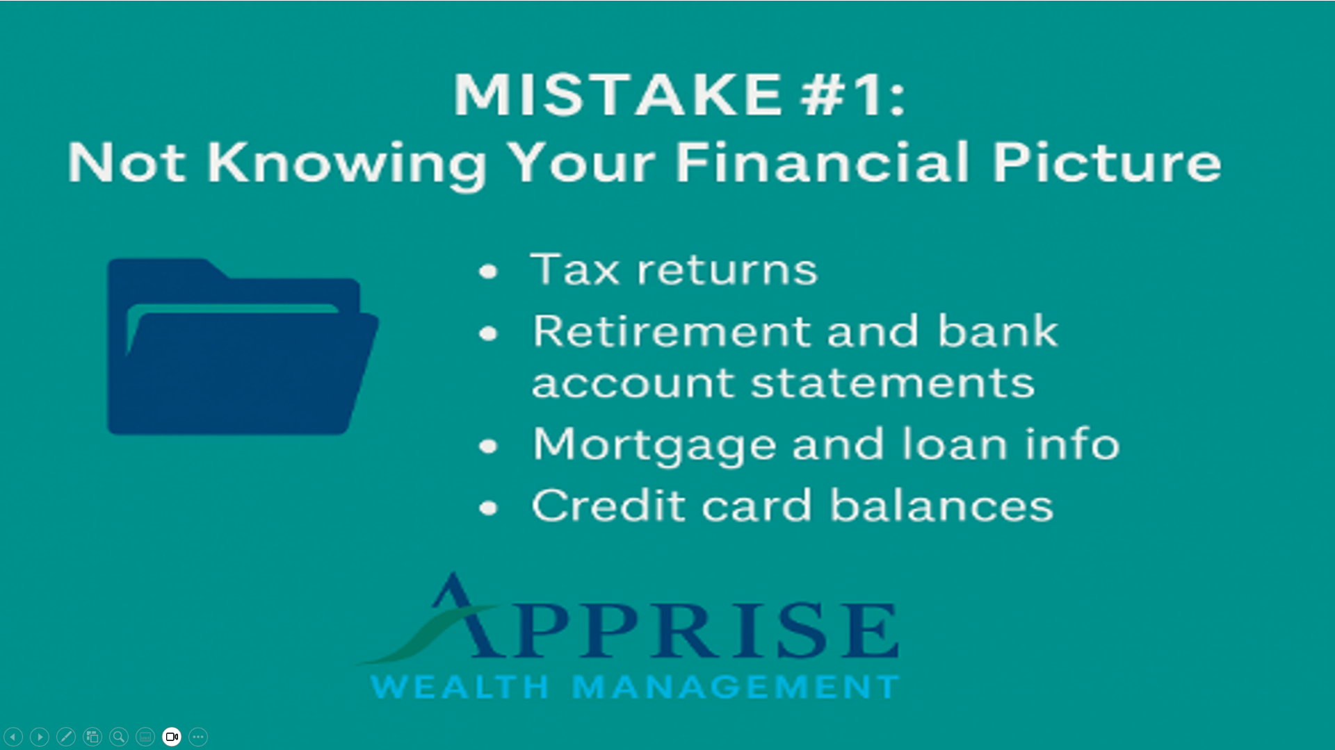 Financial Mistakes During Divorce #1--Not Knowing Your Financial Picture