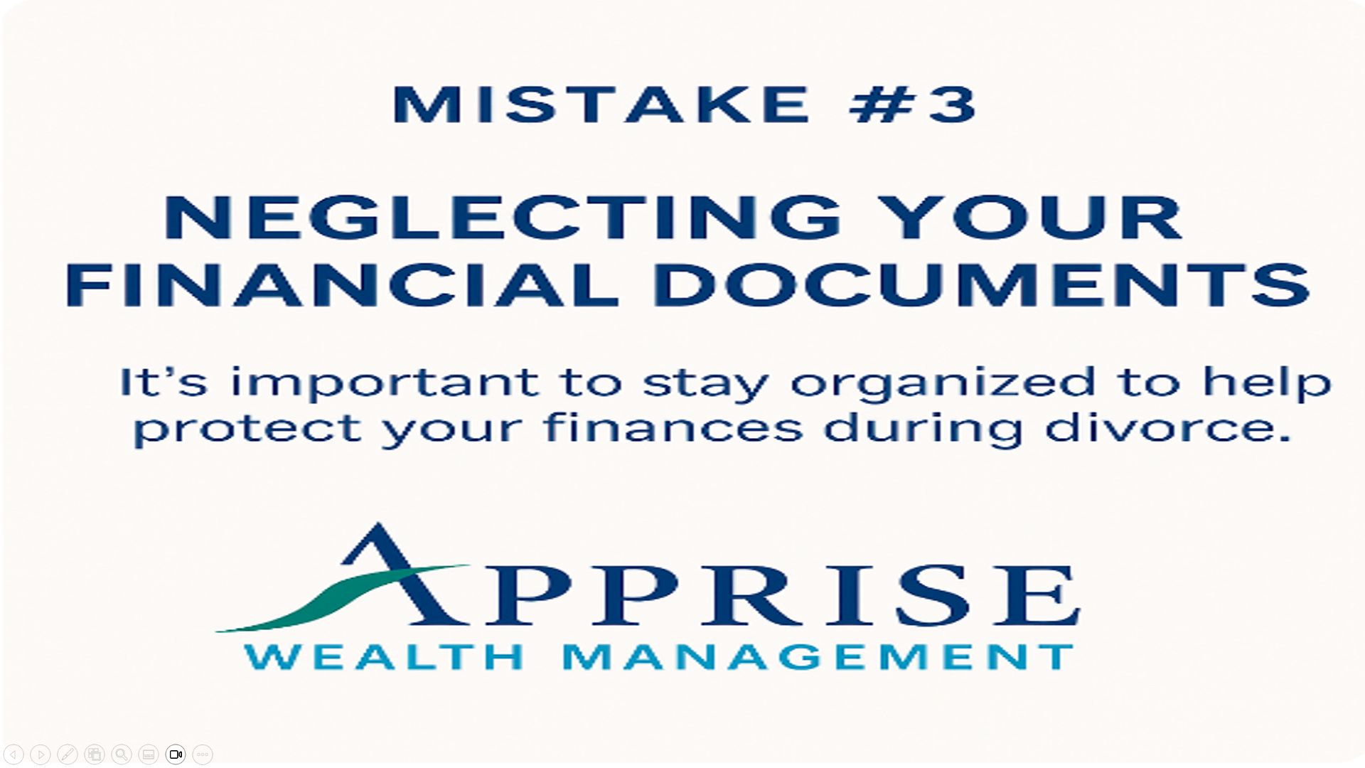 Financial Mistakes During Divorce #3--Neglecting Your Financial Documents