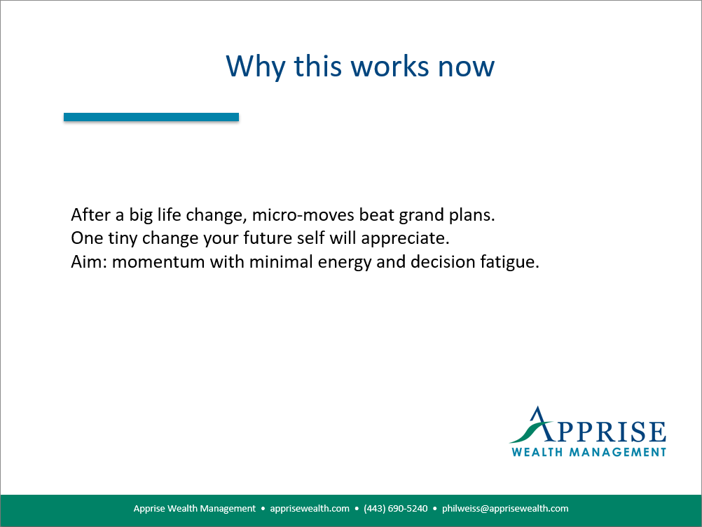 The 1% Auto Increase Savings Strategy and Significant Life Transitions