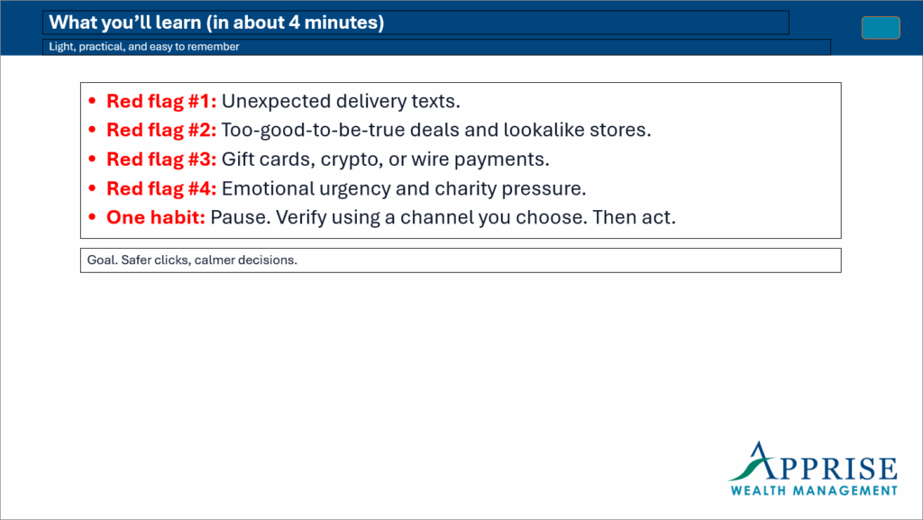 Holiday scams to watch out for: Overview