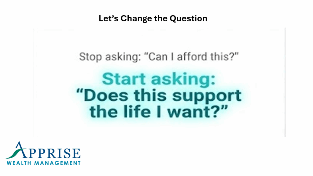 Financial advice for life choices