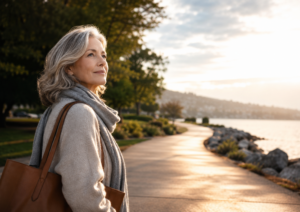 A woman approaching retirement reflects on when to move from saving and preparing toward living the life she has planned.